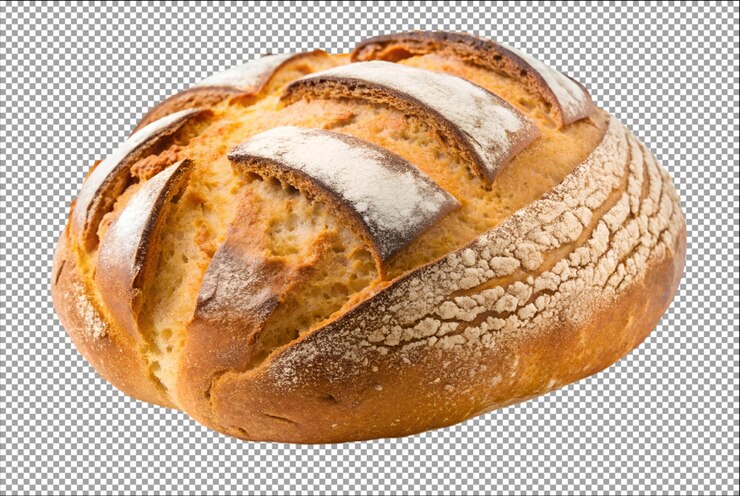 PSD el pan aislado captura la textura y el sabor únicos