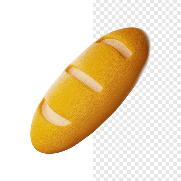 Pan baguette 3d