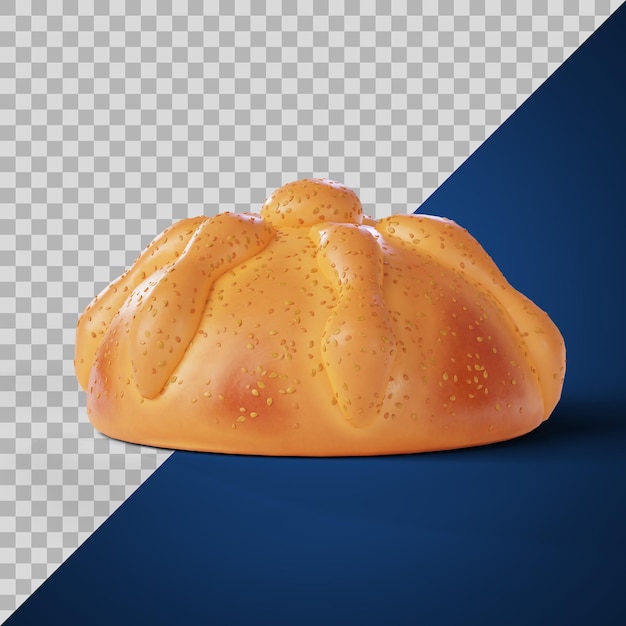 PSD pan de muerto estilizado