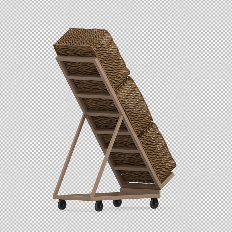 PSD pan isométrico 3d aislado