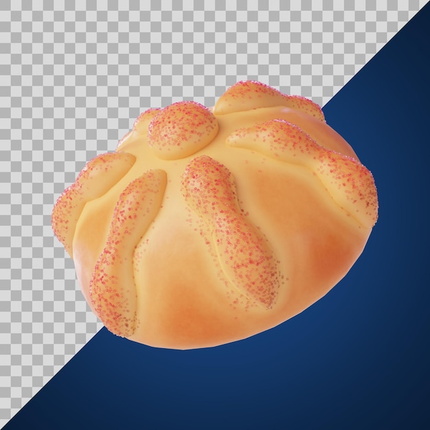 PSD pan de muerto estilizado