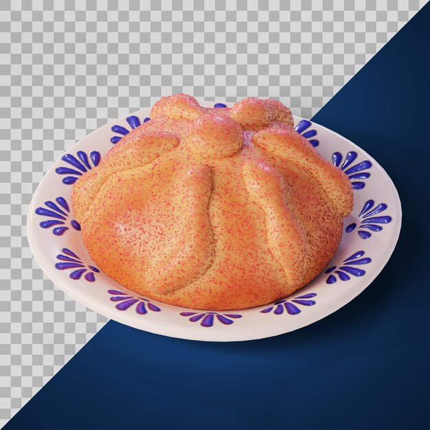 PSD pan de muerto stylisé