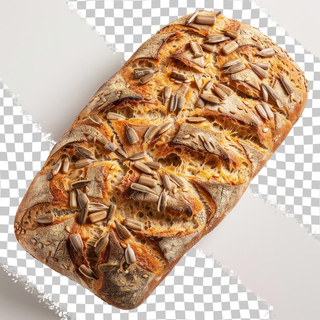 PSD un pan con una tapa de queso y un fondo a cuadros