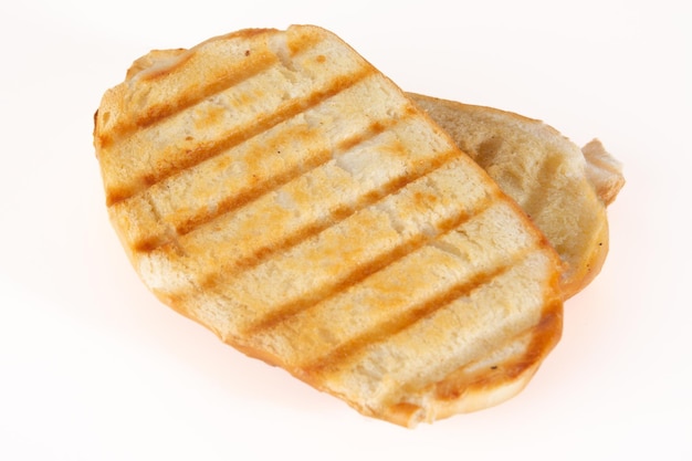 Pan tostado con mantequilla derretida Desayuno brasileño Comida aislada PNG transparente sin fondo