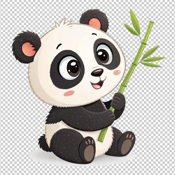 PSD un panda kawaii
