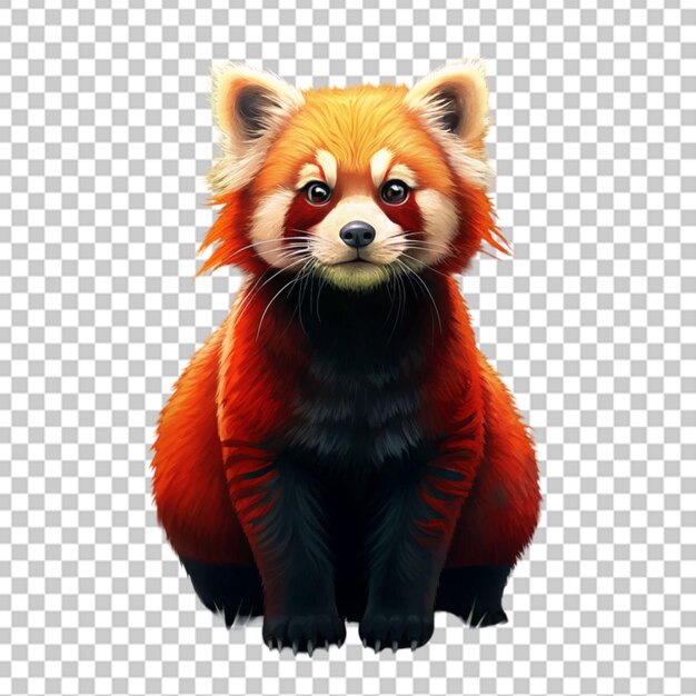 PSD el panda rojo