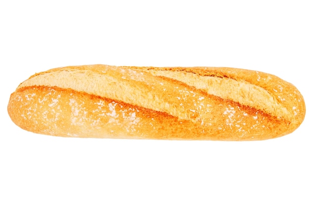 Pane baguette su uno sfondo vuoto