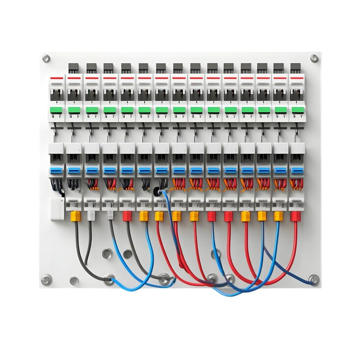 PSD panel eléctrico con interruptores de circuito