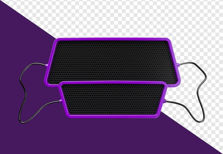 PSD panel con elemento de cuadrícula para la composición