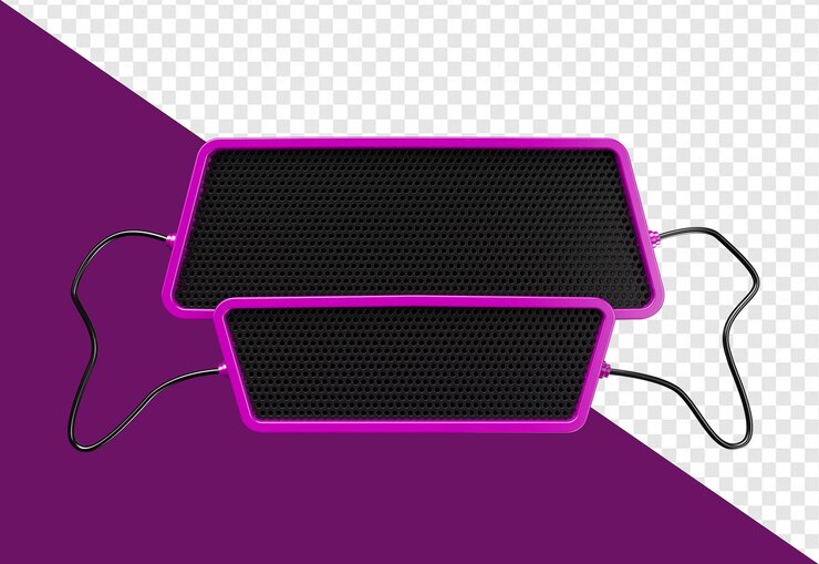 PSD panel con elemento de cuadrícula para la composición