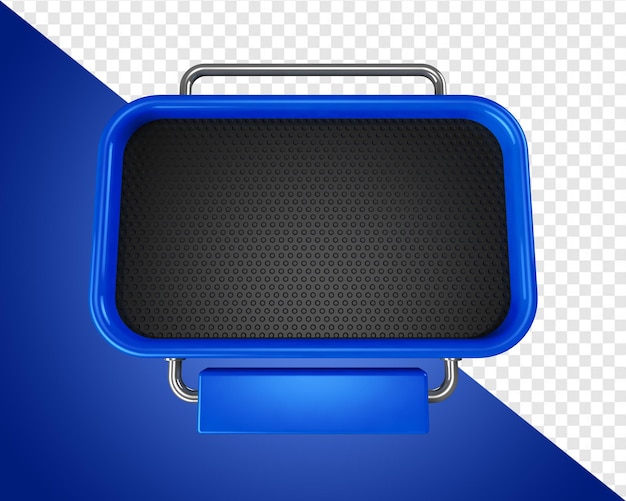 Panel negro y azul metálico con textura de rejilla para composición