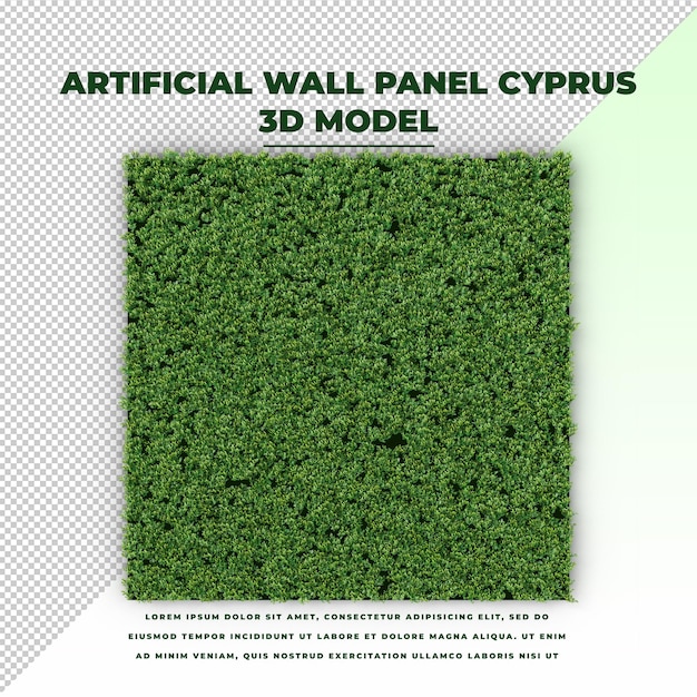 Panel de pared artificial chipre