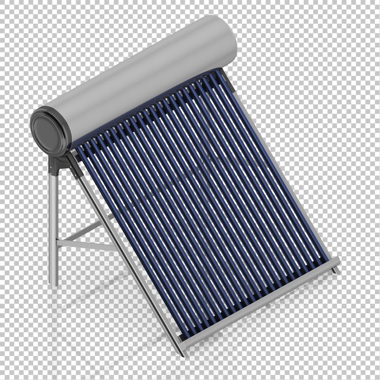 PSD panel solar isométrico