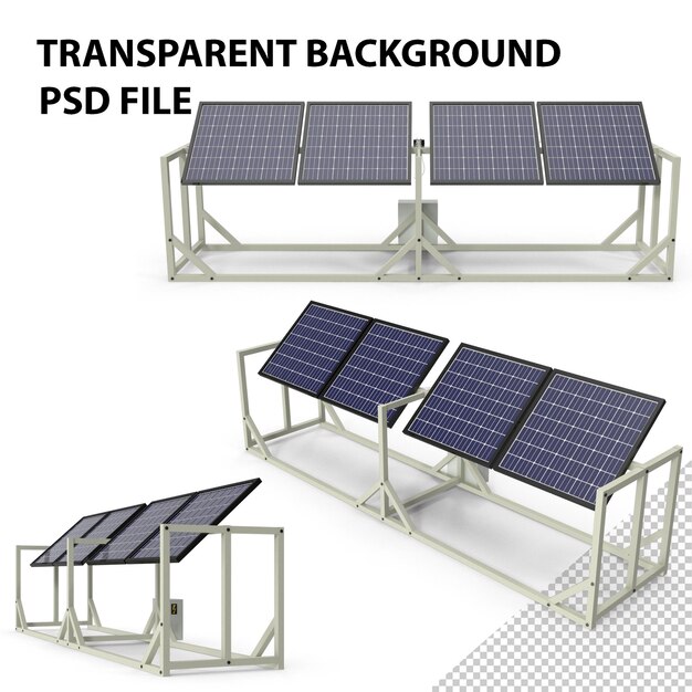 PSD panel solar png