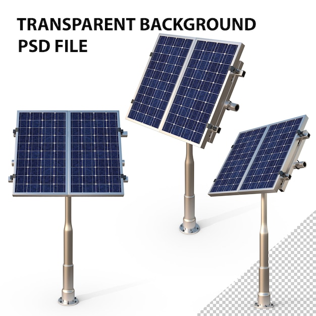 PSD panel solar png