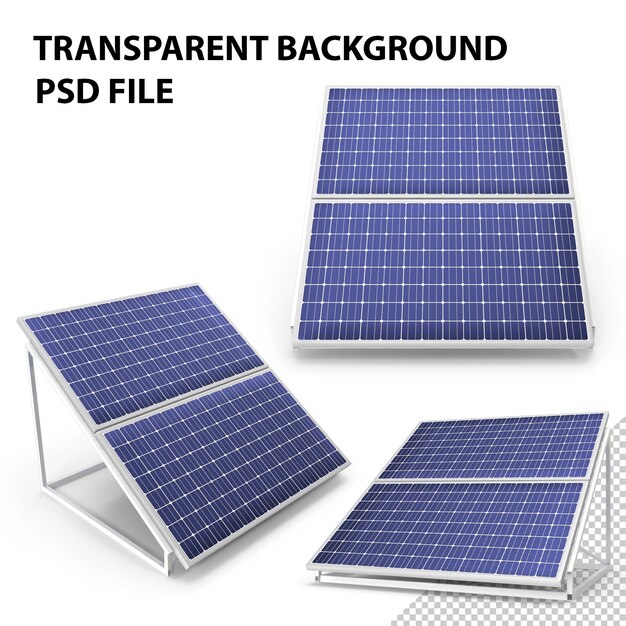 PSD panel solar png