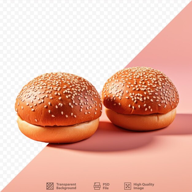 Panes de hamburguesa con semillas de sésamo