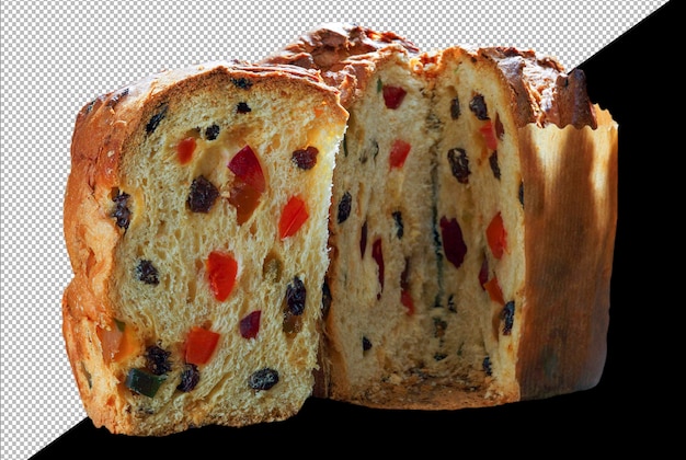 PSD panettone aux fruits gâteau de noël italien