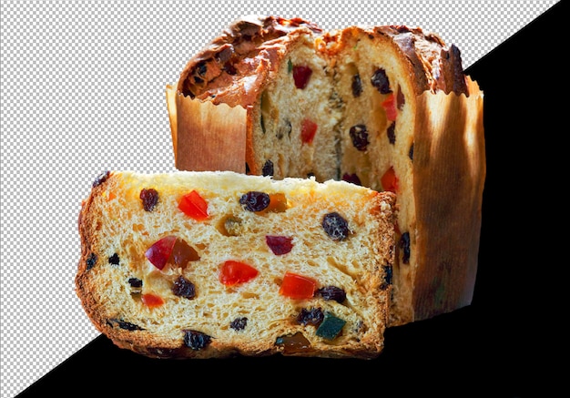 Panettone mit Früchten Italienischer Weihnachtskuchen