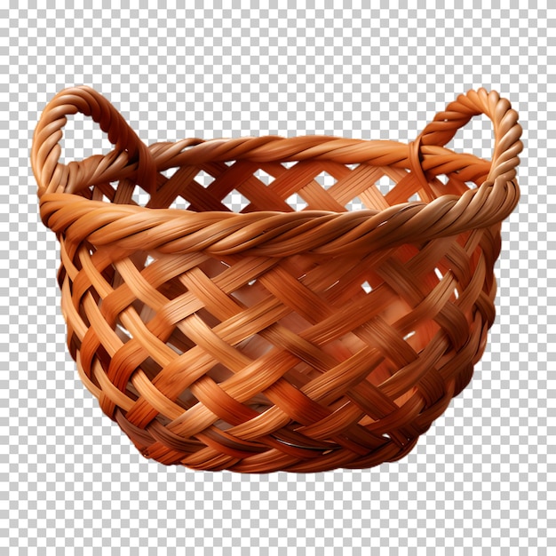 PSD panier png isolé sur fond transparent