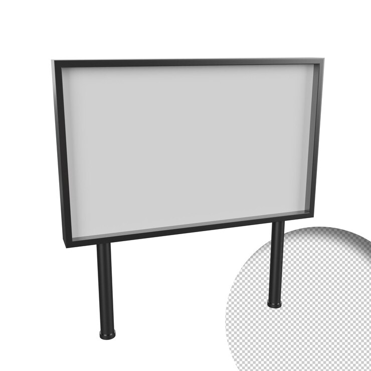 PSD panneau blanc