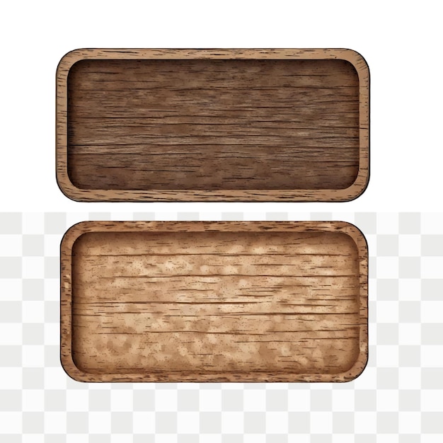 Panneau en bois avec des cordes isolées