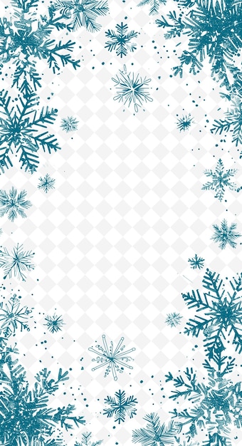 Pano de fundo de natal com flocos de neve e as palavras floco de neve em um fundo branco