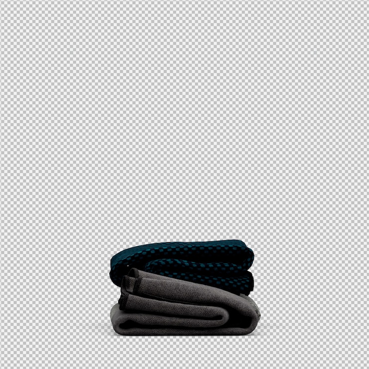 PSD paño isométrico 3d aislado render