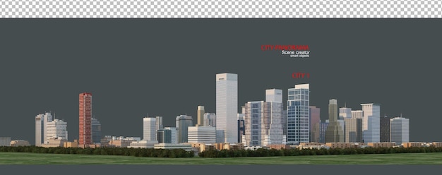 Panoramablick auf die Stadt
