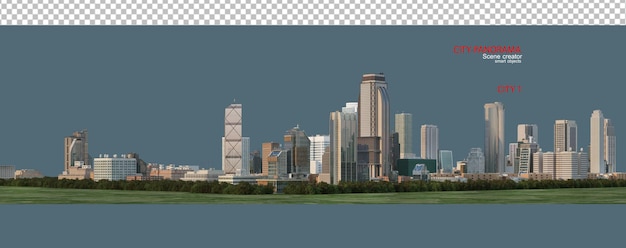 Panoramablick auf die Stadt