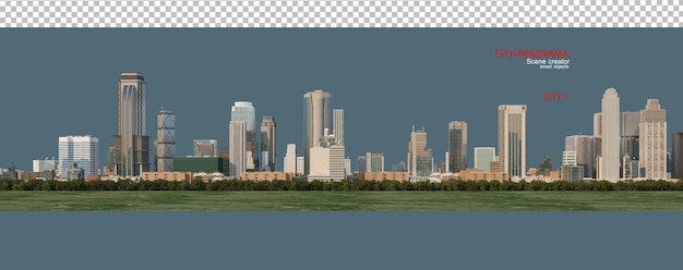 Panoramablick auf die Stadt