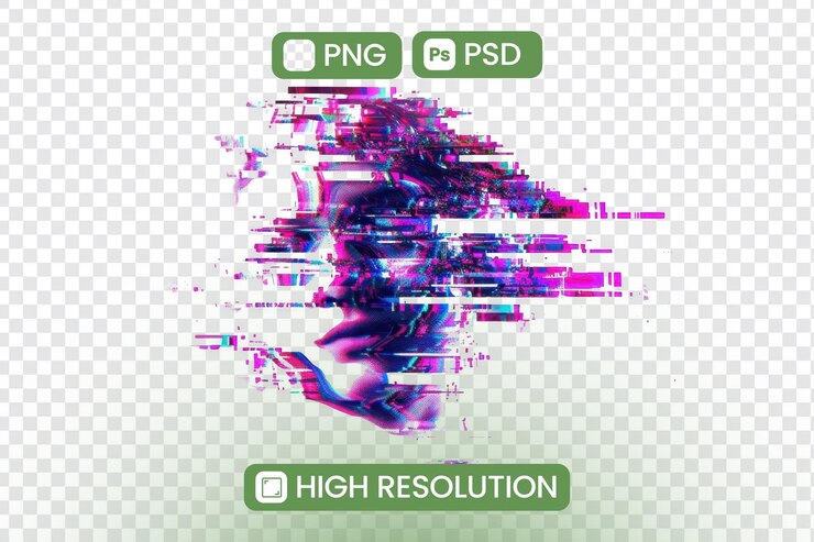 PSD una pantalla de computadora con la cara de una mujer en ella