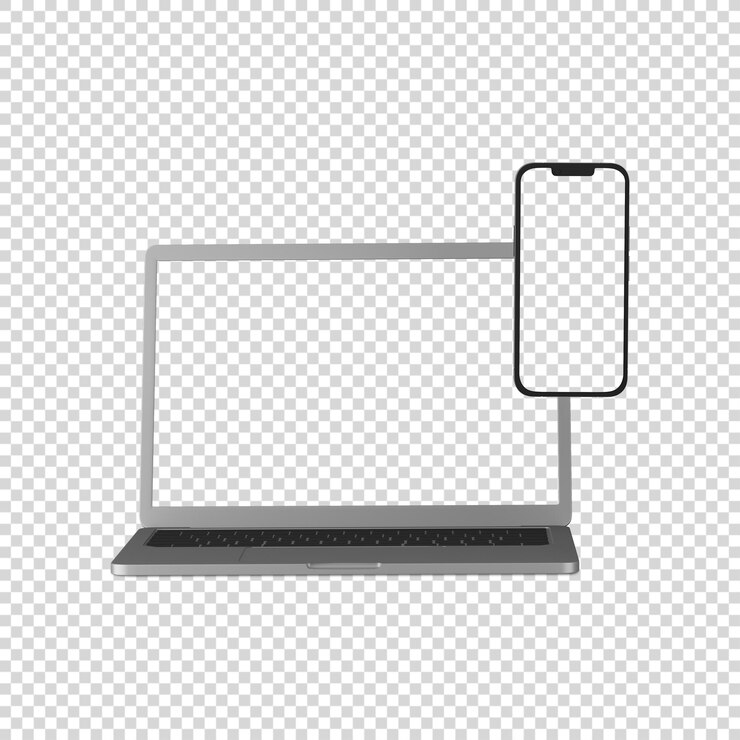 PSD pantalla de computadora portátil premium aislada png