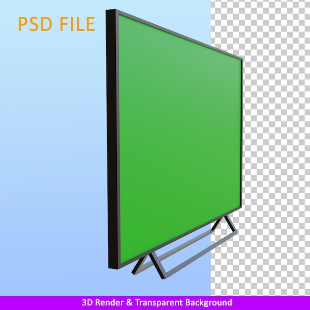 pantalla led render 3d