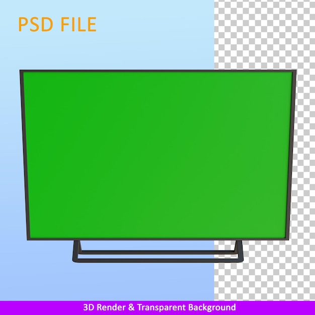 PSD pantalla led render 3d