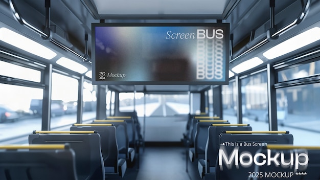 Pantalla en el modelo de bus