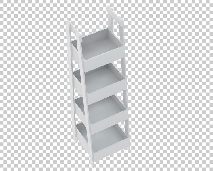 PSD pantalla pos en ilustración de renderizado 3d de fondo transparente