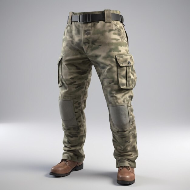 PSD pantalon de l'armée psd sur fond blanc