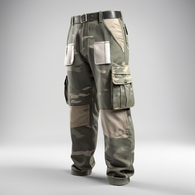 PSD pantalon de l'armée psd sur fond blanc