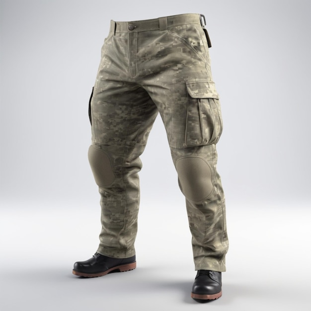 PSD pantalon de l'armée psd sur fond blanc