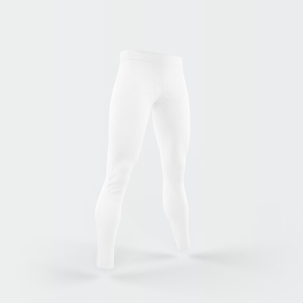 pantalones blancos flotando en blanco