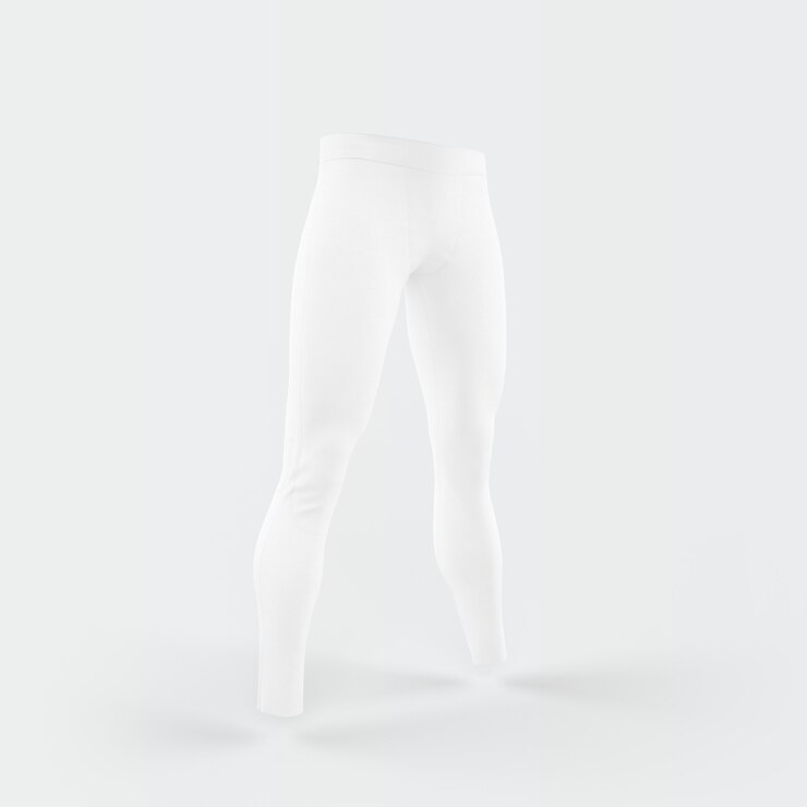 pantalones blancos flotando en blanco