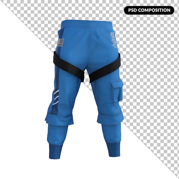 PSD pantalones deportivos aislados 3d