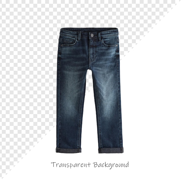Pantaloni jeans a sfondo trasparente