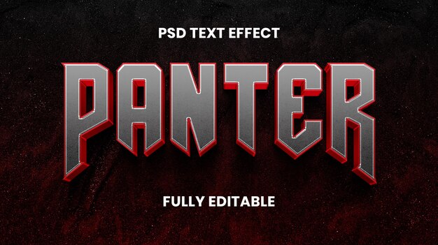 PANTER - PSD Text Effect