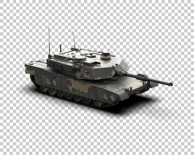 PSD panzerpanzergebäude isoliert auf dem hintergrund 3d-rendering-illustration