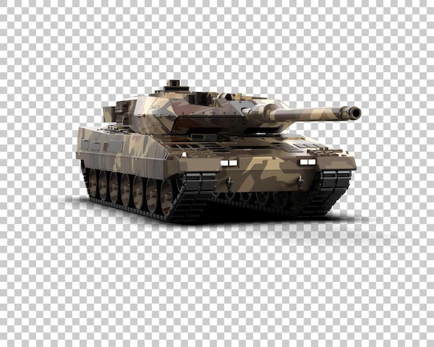 Panzerpanzergebäude isoliert auf dem Hintergrund 3D-Rendering-Illustration