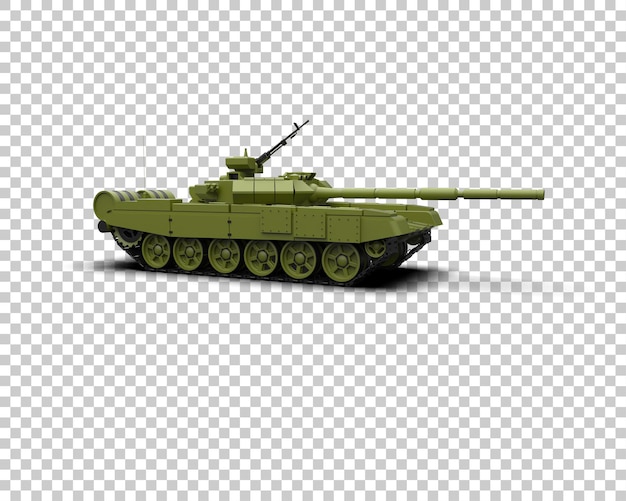 Panzerpanzergebäude isoliert auf dem Hintergrund 3D-Rendering-Illustration