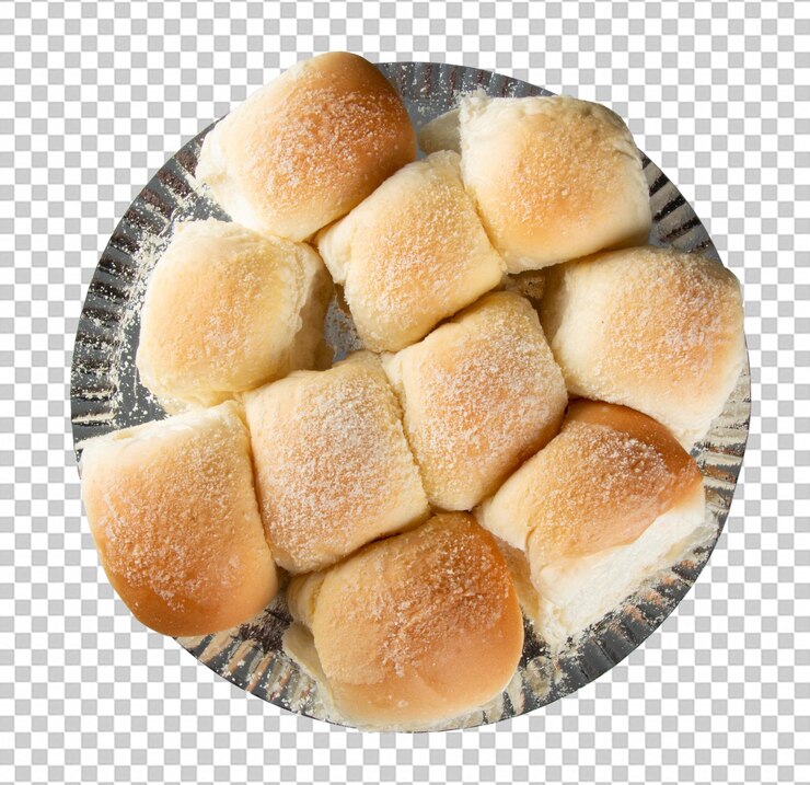 PSD pão de queijo brasileiro delicioso pão baiano png fundo transparente