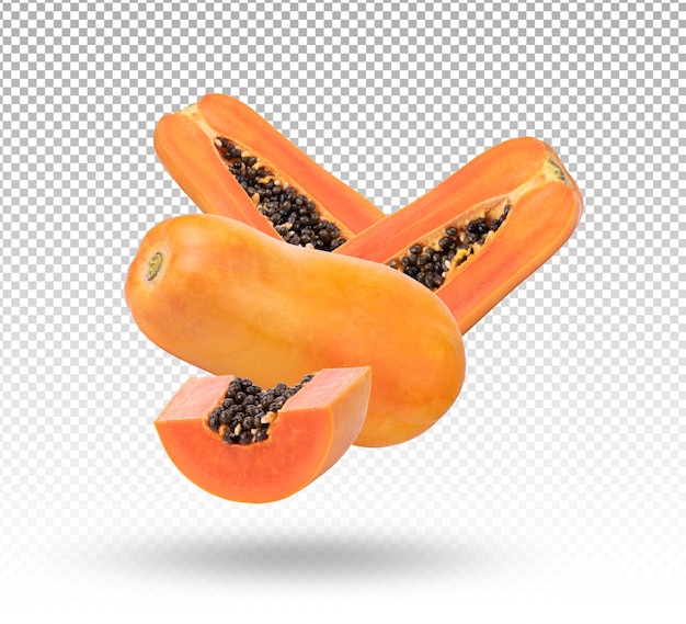 Papaya reife frucht isoliert